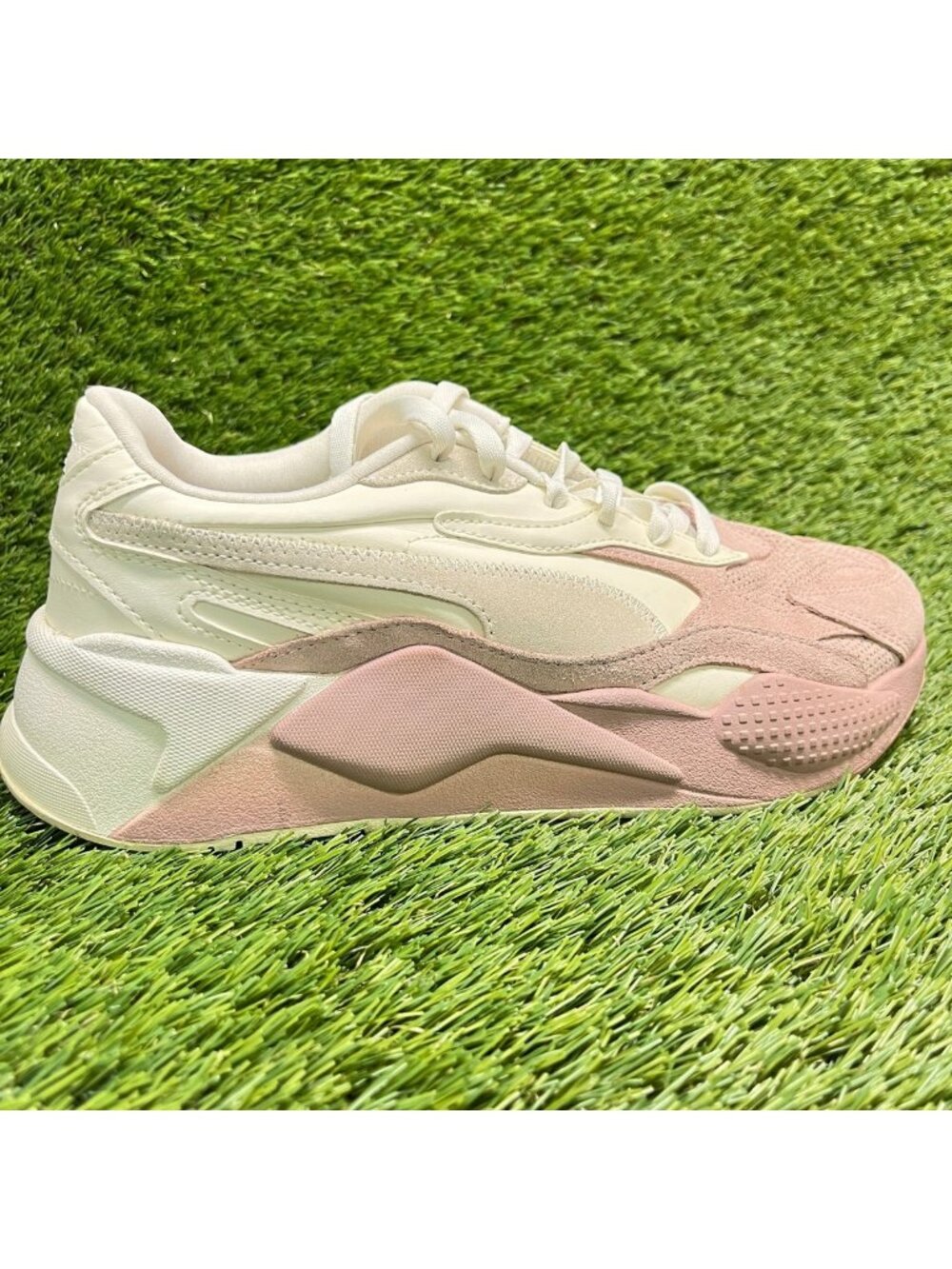 Puma RS-X3 Womens Size 10 Soft Pink Cream Athletic Lifestyle Shoes Sneakers